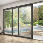 Pintu Aluminium Model Geser Minimalis