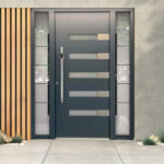 Pintu Aluminium Model Swing Minimalis