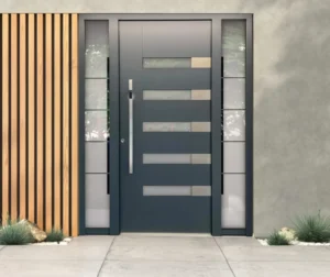 Pintu Aluminium Model Swing Minimalis