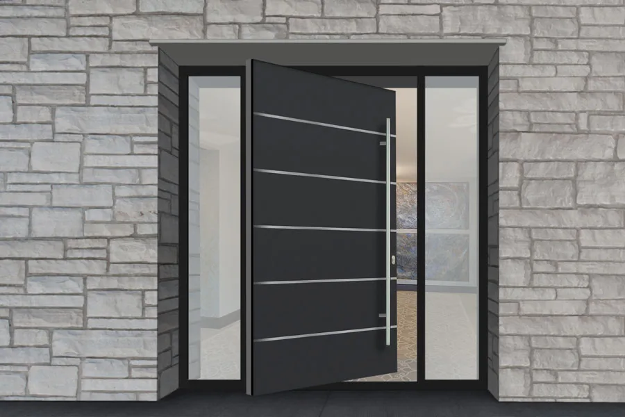 Berbagai Model Pintu Aluminium Modern Murah